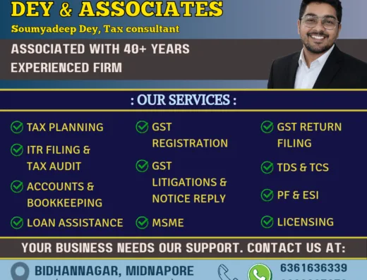 Dey and Associates | Taxation, Licensing and Compliances